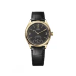 Rolex 1908 Yellow Gold Black Dial Black Alligator Strap - 52508-0002