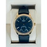 Rolex 1908 Yellow Gold Black Dial Black Alligator Strap - 52508-0002 - Image 2