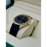 Rolex 1908 Yellow Gold Black Dial Black Alligator Strap - 52508-0002 - Image 3