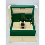 Rolex 1908 Yellow Gold Black Dial Black Alligator Strap - 52508-0002 - Image 9