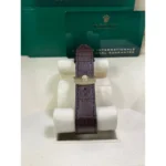 Rolex 1908 Yellow Gold White Dial Brown Alligator Strap - 52508-0006 - Image 6