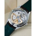 Rolex 1908 Platinum Ice Blue Dial Brown Alligator Strap - 52506-0002 - Image 7