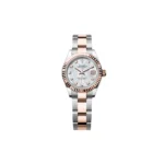 RLX Lady-Datejust 31mm 279171 White Mother Of Pearl Diamond Oyster Stainless Steel and Rose Gold - Image 2