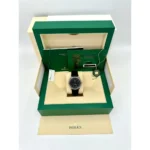 Rolex 1908 White Gold Black Dial Black Alligator Strap - 52509-0002 - Image 9