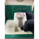 RLX Lady-Datejust 31mm 279171 Sundust Index Oyster Stainless Steel and Rose Gold - Image 10