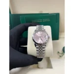 RLX Lady-Datejust 31mm 279174 Pink Diamond Dial Oyster Bracelet - Image 13
