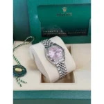 RLX Lady-Datejust 31mm 279174 Pink Diamond Dial Oyster Bracelet - Image 4