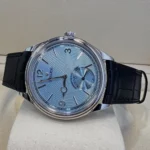 Rolex 1908 Platinum Ice Blue Dial Black Alligator Strap - 52506-0003 - Image 2