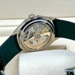 Rolex 1908 Platinum Ice Blue Dial Black Alligator Strap - 52506-0003 - Image 4