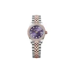 RLX Lady-Datejust 31mm 279381RBR Aubergine Diamond Dial Oyster Bracelet