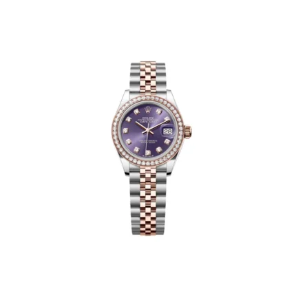 RLX Lady-Datejust 31mm 279381RBR Aubergine Diamond Dial Oyster Bracelet