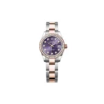 RLX Lady-Datejust 31mm 279381RBR Aubergine Diamond Dial Oyster Bracelet - Image 2