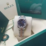 RLX Lady-Datejust 31mm 279381RBR Aubergine Diamond Dial Oyster Bracelet - Image 9