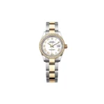 RLX Lady-Datejust 31mm 279383RBR White Roman Dial Yellow Rolesor Oyster Bracelet