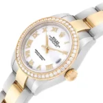 RLX Lady-Datejust 31mm 279383RBR White Roman Dial Yellow Rolesor Oyster Bracelet - Image 8