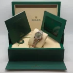 RLX Lady-Datejust 31mm 279381RBR Green Diamond Dial Oyster Bracelet - Image 9
