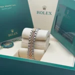 RLX Lady-Datejust 31mm 279381RBR Green Diamond Dial Oyster Bracelet - Image 6
