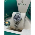RLX Lady-Datejust 31mm 279384RBR Dark Gray set with Diamonds - Image 10