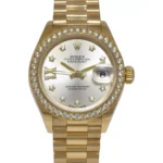 RLX Lady-Datejust 31mm 279138RBR Silver Dial President Bracelet Watch - Image 9