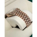 RLX Day-Date "President" 40mm Everose Gold White Roman Dial - 228235 - Image 5