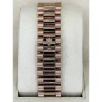 RLX Day-Date "President" 40mm Everose Gold White Roman Dial - 228235 - Image 6