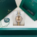 RLX Datejust m278383-0025/0026 31mm Champagne Dial Oyster Bracelet - Image 10