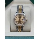 RLX Datejust m278383-0025/0026 31mm Champagne Dial Oyster Bracelet - Image 3