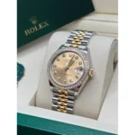 RLX Datejust m278383-0025/0026 31mm Champagne Dial Oyster Bracelet - Image 5