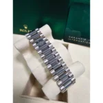 RLX Day-Date "President" 40mm White Gold Meteorite Diamond Baguette Dial - 228239 - Image 7