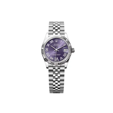 RLX Datejust m278274-0025/0026 Aubergine 31mm Dial Oyster Watch
