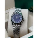 RLX Datejust m278274-0025/0026 Aubergine 31mm Dial Oyster Watch - Image 9