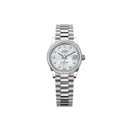 RLX Datejust m278289RBR-0005 31mm Datejust Diamond Bezel MOP Dial