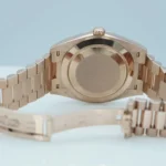 RLX Day-Date "President" 40mm Everose Gold Diamond Pave Dial - 228235 - Image 4