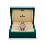 RLX Day-Date "President" 40mm Everose Gold Diamond Pave Dial - 228235 - Image 5