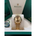 RLX Datejust m278278-0040 Champagne 31mm Dial President Bracelet Watch - Image 2