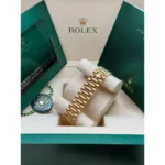 RLX Datejust m278278-0040 Champagne 31mm Dial President Bracelet Watch - Image 5