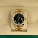 RLX Day-Date 40mm 228398TBR-0042 Green Ombré Dial President Watch - Image 2