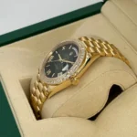 RLX Day-Date 40mm 228398TBR-0042 Green Ombré Dial President Watch - Image 4