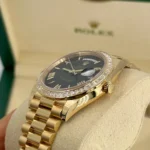 RLX Day-Date 40mm 228398TBR-0042 Green Ombré Dial President Watch - Image 5