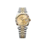RLX Datejust 36mm 126233 Champagne Dial Jubilee Bracelet Watch
