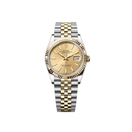 RLX Datejust 36mm 126233 Champagne Dial Jubilee Bracelet Watch