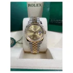 RLX Datejust 36mm 126233 Champagne Dial Jubilee Bracelet Watch - Image 3