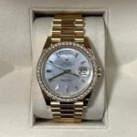 RLX Day-Date 40mm White Mother-of-Pearl Dial President Watch 228348RBR-0046 - Image 2