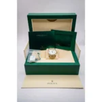 RLX Day-Date 40mm White Mother-of-Pearl Dial President Watch 228348RBR-0046 - Image 9