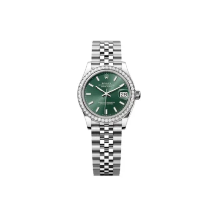 RLX Datejust m278384RBR-0021/0022 Mint Green 31mm Dial Oyster Watch