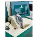 RLX Datejust m278384RBR-0021/0022 Mint Green 31mm Dial Oyster Watch - Image 4