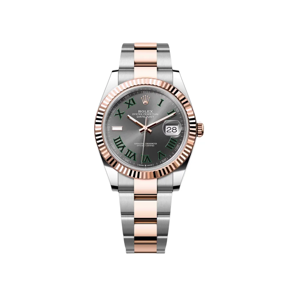 P0265-1 RLX Datejust 41mm 126331 Oyster Band Steel and Everose Gold Men’s Watch - Image 1