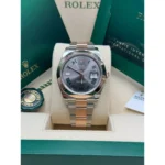 RLX Datejust 41mm 126331 Oyster Band Steel and Everose Gold Men’s Watch - Image 3