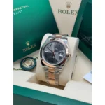 RLX Datejust 41mm 126331 Oyster Band Steel and Everose Gold Men’s Watch - Image 5