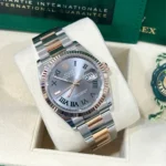 RLX Datejust 36mm 126231 Slate Dial Oyster Bracelet Watch - Image 8